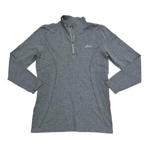 ASICS long sleeve zip up shirt